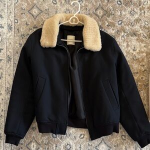 Sandro Wool Bomber Jacket